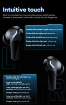 Novo lenovo gm2 pro max sem fio bluetooth 5.4 fones de ouvido led display digital à prova dwaterproof água com cancelamento ruído gaming headset