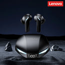 Novo lenovo gm2 pro max sem fio bluetooth 5.4 fones de ouvido led display digital à prova dwaterproof água com cancelamento ruído gaming headset